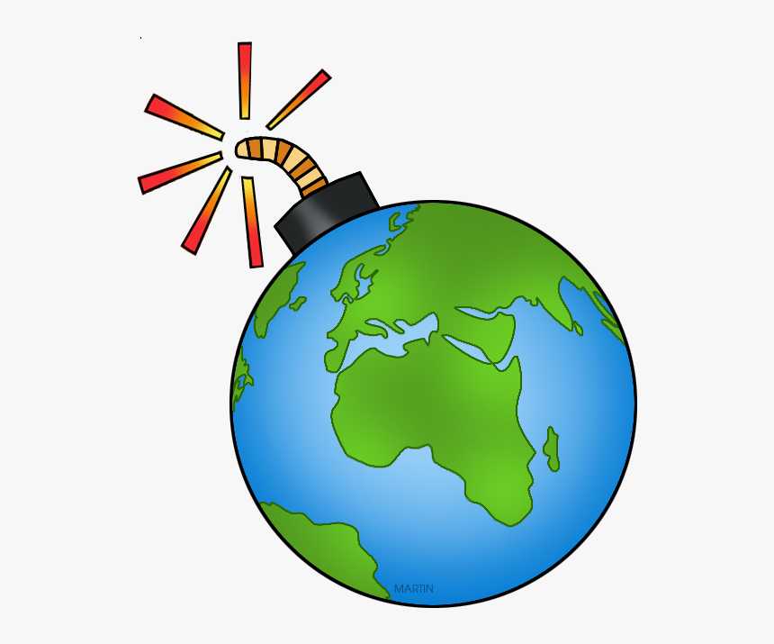 Globe Clipart Earth Globe World - Terrorism Clipart, HD Png Download, Free Download