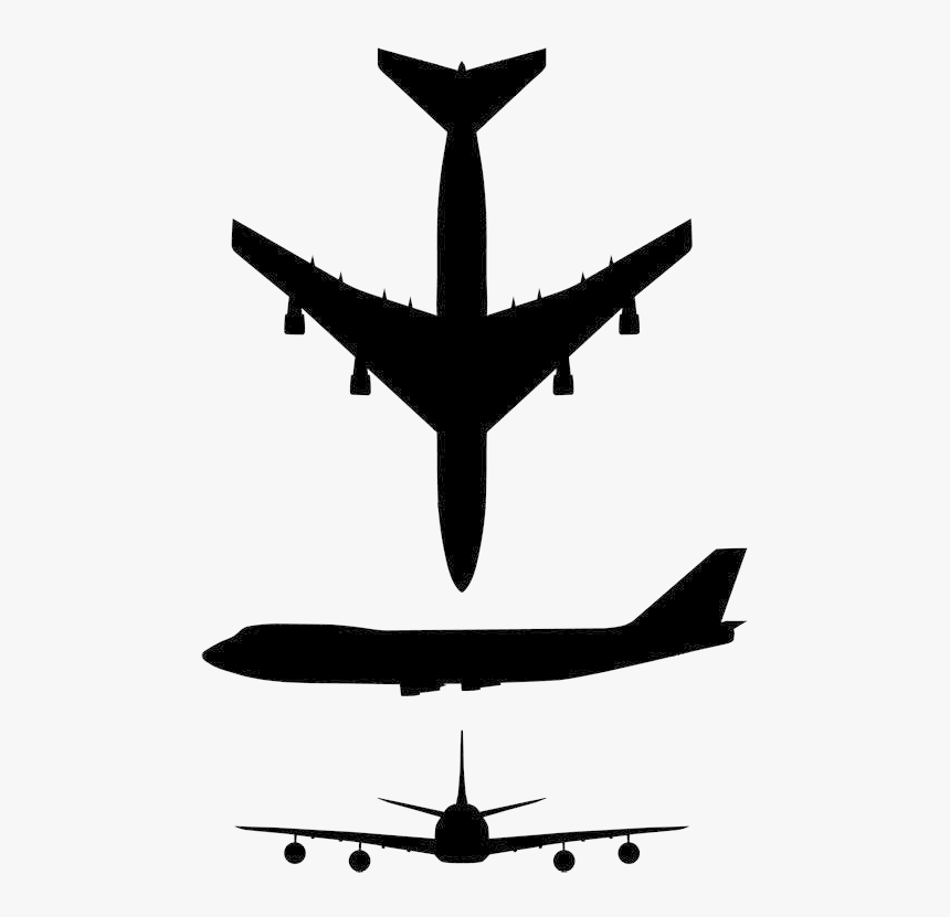 Airplane Boeing Clipart Free Cliparts Images On Transparent - Boeing 747 Silhouette, HD Png Download, Free Download