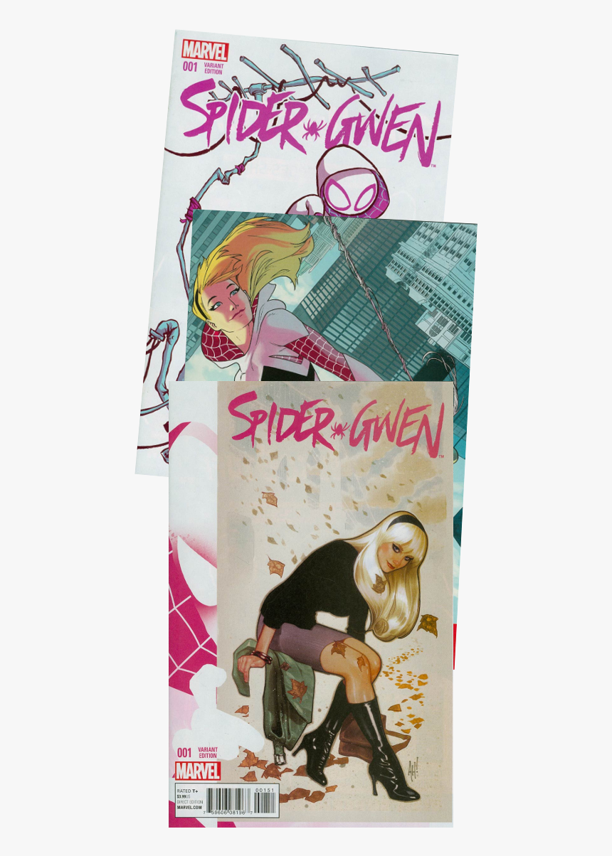 Spider Gwen Variants - Adam Hughes Spider Gwen, HD Png Download, Free Download