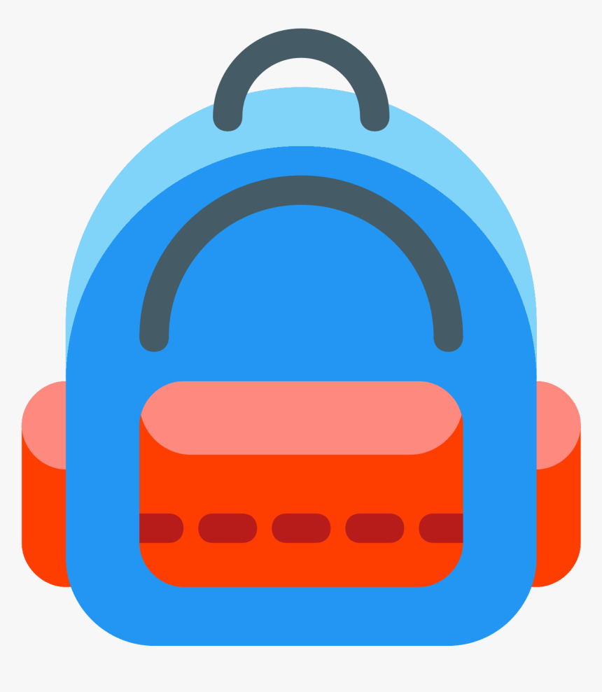 Backpack Emoji Png - Mochila En Circulo Icono Png, Transparent Png, Free Download