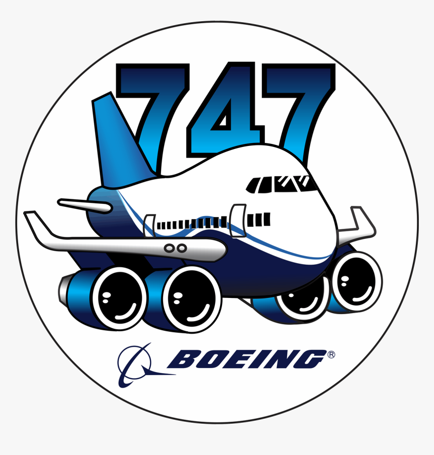 Flying Clipart Boeing - Boeing 747 Sticker Dhl, HD Png Download, Free Download