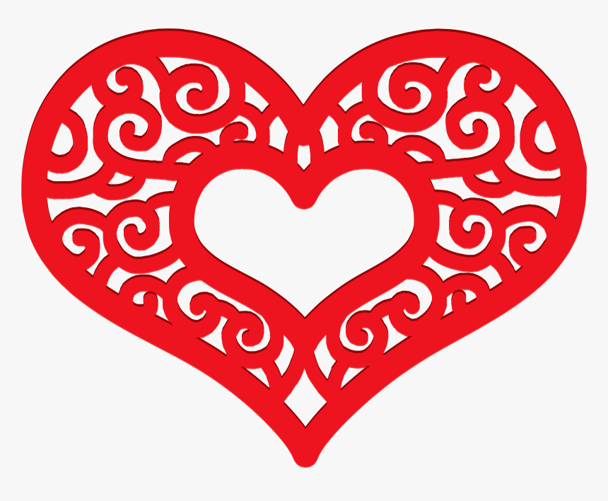 Decorative Red Heart Png Clip Art Imageu200b Gallery, Transparent Png, Free Download