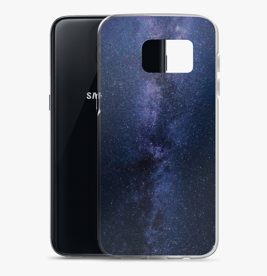 Galaxy Mockup Case With Phone Case With Phone Samsung - Smartphone, HD Png Download, Free Download