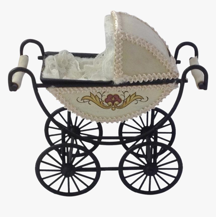 Vintage Baby Stroller Clip Art For Kids - Antique Baby Carriage Png, Transparent Png, Free Download