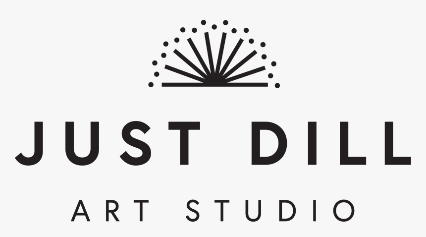 Just Dill Art Studio - Black-and-white, HD Png Download - kindpng