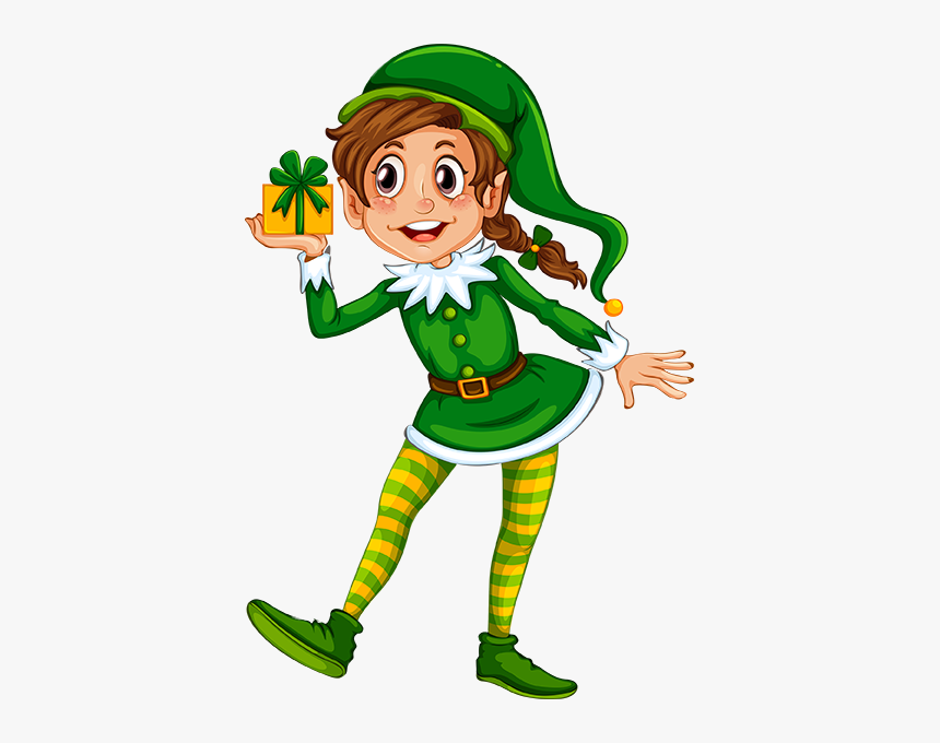 #elf #elves #christmaself #christmaselves #christmas - Dibujos De Duendes Navideños, HD Png Download, Free Download