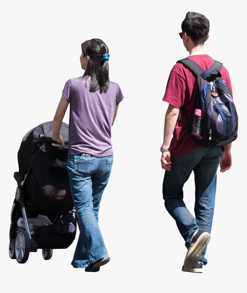 People With Stroller Png, Transparent Png, Free Download