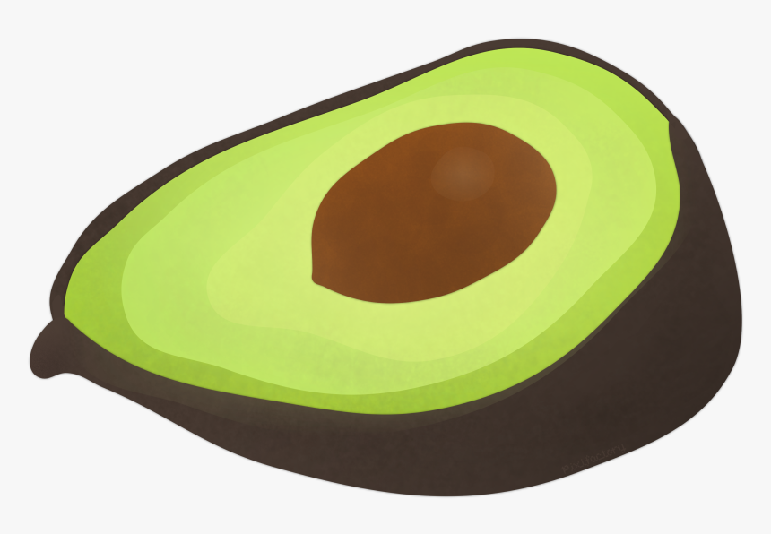 Avocado Clipart Fresh - Transparent Background Clip Art Of Avocado, HD Png Download, Free Download