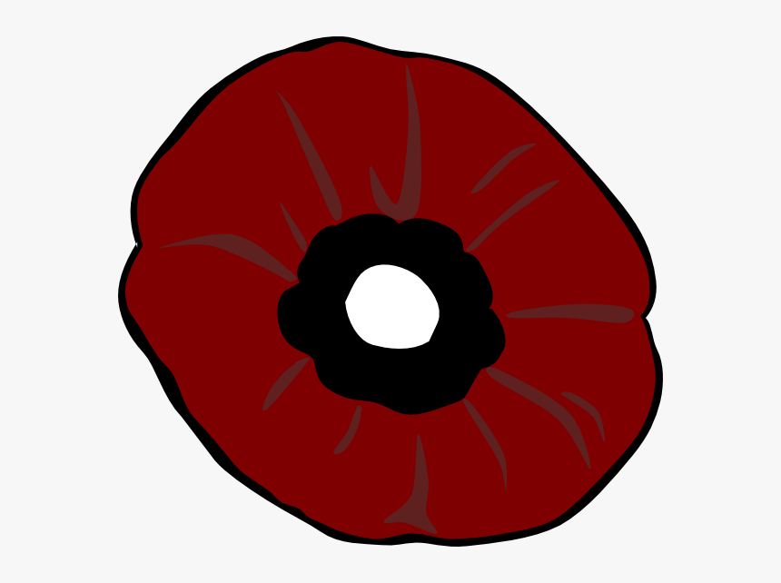 Plain Poppy Clip Art At Clker - Circle, HD Png Download, Free Download