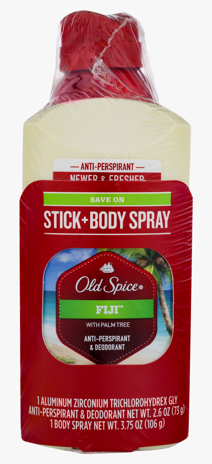 Old Spice Fuji With Palm Tree Stick Body Spray 2 Pc, HD Png Download, Free Download