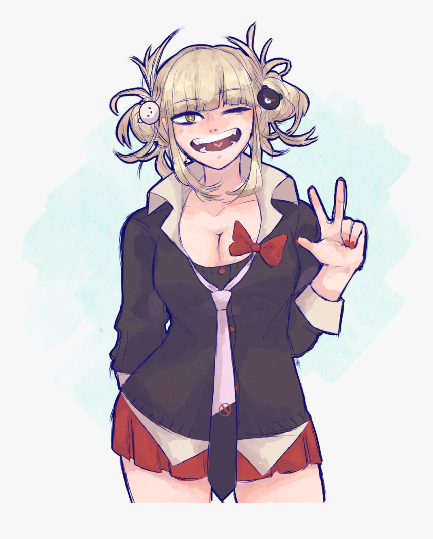 “toga Dressed As Junko ” - Himiko Toga And Junko Enoshima, HD Png Download, Free Download