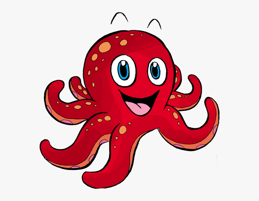 Octopus Swimming Clipart - Clipart Octopus, HD Png Download, Free Download