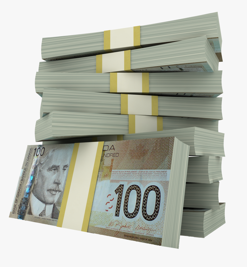 House Money Canada - House Sitting On Cash, HD Png Download, Free Download