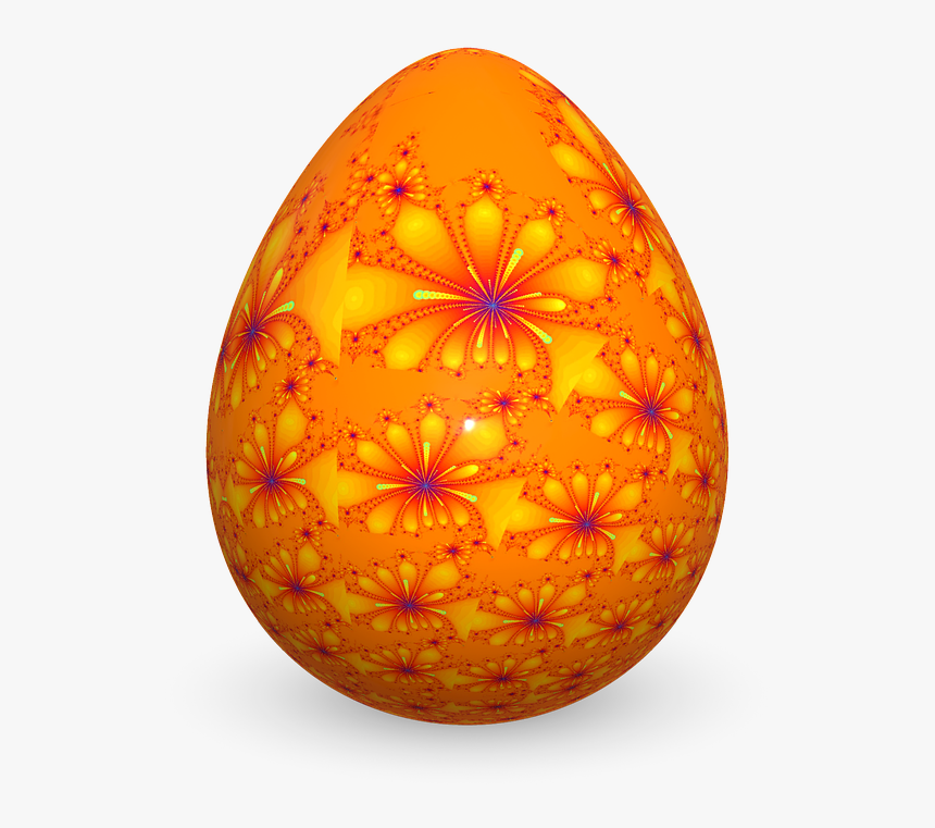 Transparent Golden Egg Png - Oeufs De Paques Orange, Png Download, Free Download