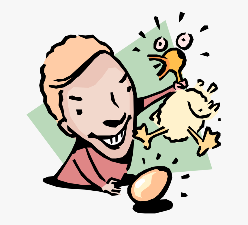 Vector Illustration Of Goose That Lays The Golden Egg - Robber Stealing Chicken Eggs, HD Png Download, Free Download