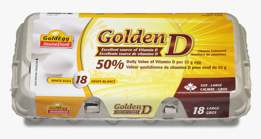 Goldenegg Golden D 18x Large White - Box, HD Png Download, Free Download