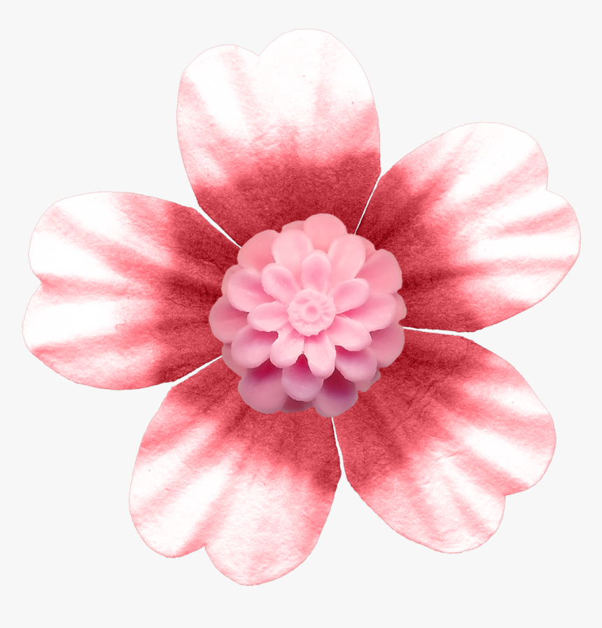 Pink Button Flower Rose - Artificial Flower, HD Png Download, Free Download