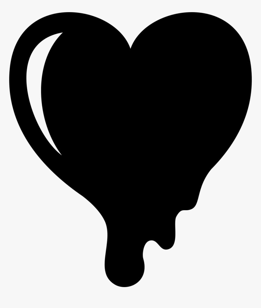 Melting Heart - Melting Heart Svg, HD Png Download, Free Download