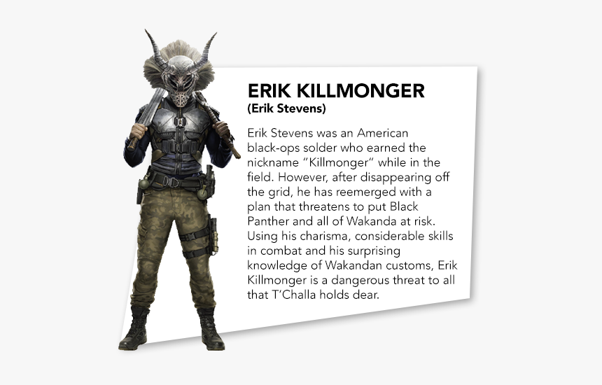 [​img] - Erik Killmonger Black Panther Png, Transparent Png, Free Download