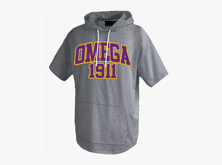 Omega Psi Phi Short Sleeve Trainer Hoodie - Hoodie, HD Png Download, Free Download