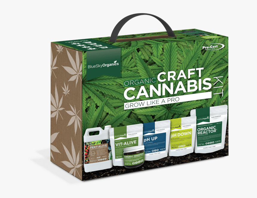 Bluesky Organics Craft Cannabis Kit - Organic Craft Cannabis Kit, HD Png Download, Free Download