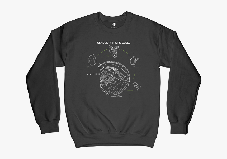 Alien Movie Sweatshirt Xenomorph By Volta - Travis Scott Ugly Sweater, HD Png Download, Free Download