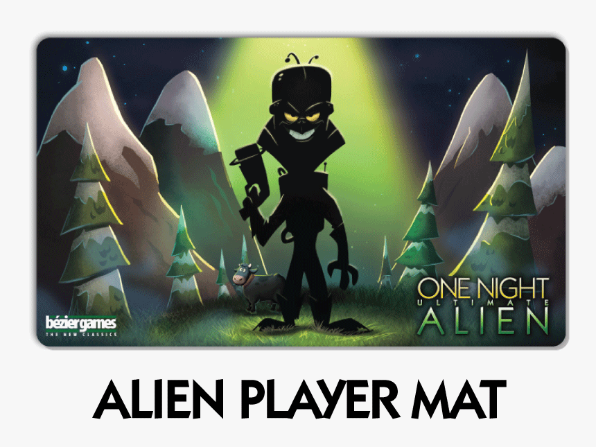 One Night Ultimate Alien Player Mat"
 Class="lazyload - Bezier Games One Night Ultimate Werewolf, HD Png Download, Free Download