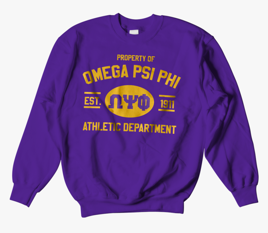 Omega Psi Phi Athletic Crewneck Sweatshirt - Jordan 9 Gym Red Shirt, HD Png Download, Free Download