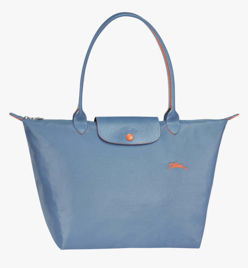 Longchamp Blue Leather Bag, HD Png Download, Free Download
