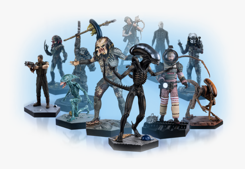 Alien & Predator Figurine Collection Eaglemoss, HD Png Download, Free Download