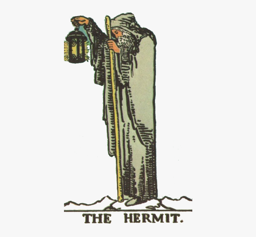 The Hermit Hermit Zeppelin Led Zeppelin Png Transparent - Hermit Tarot Card, Png Download, Free Download