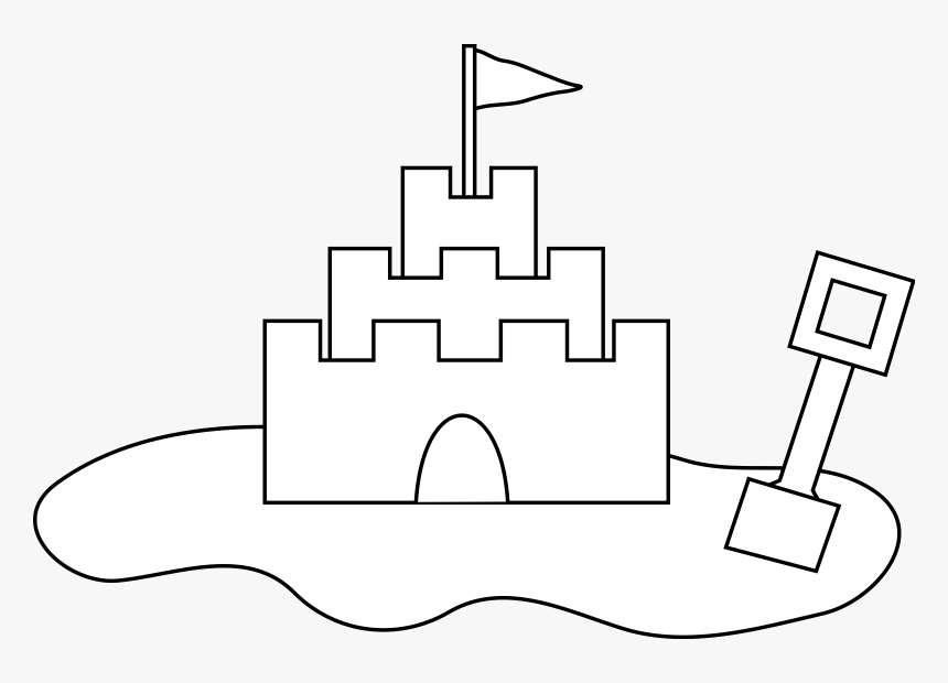 sand-castle-draw-a-sandcastle-easy-hd-png-download-kindpng