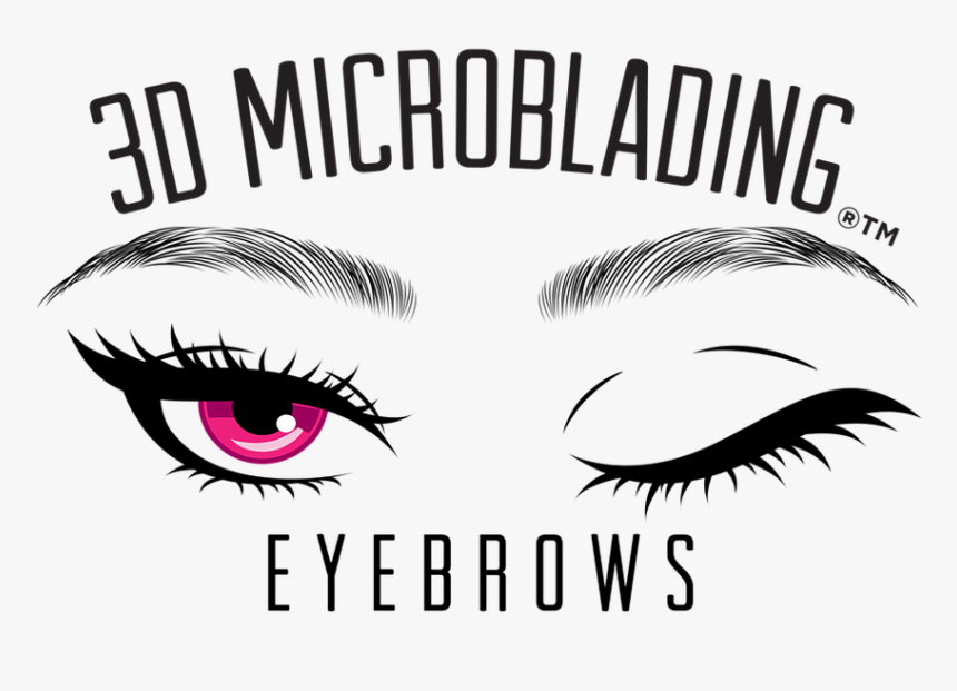 Perfect Eyebrows And Lashes With Closed Eyes Png Images - Eyebrow Microblading Logos Vector, Transparent Png, Free Download
