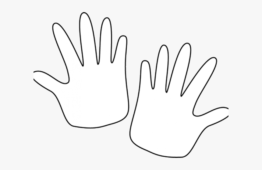 Pair Clipart Quiet Hand - White Hands, HD Png Download, Free Download