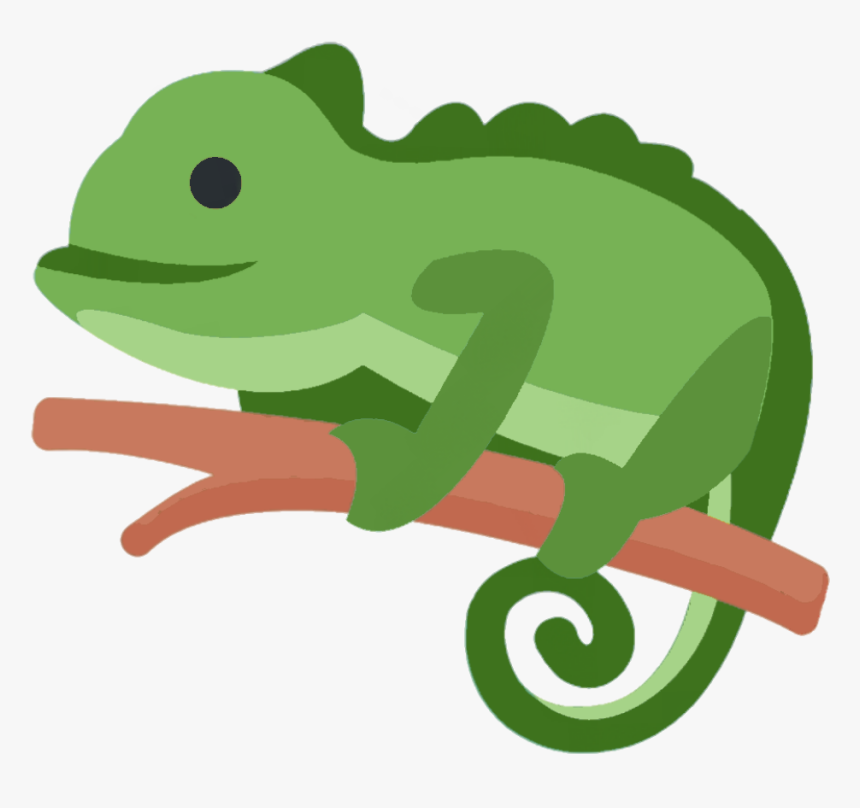 Chameleon Discord Emoji - Caméléon Emoji, HD Png Download, Free Download