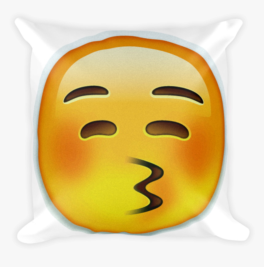 Kissing Face With Closed Eyes - Kissing Face With Closed Eyes Emoji Png, Transparent Png, Free Download