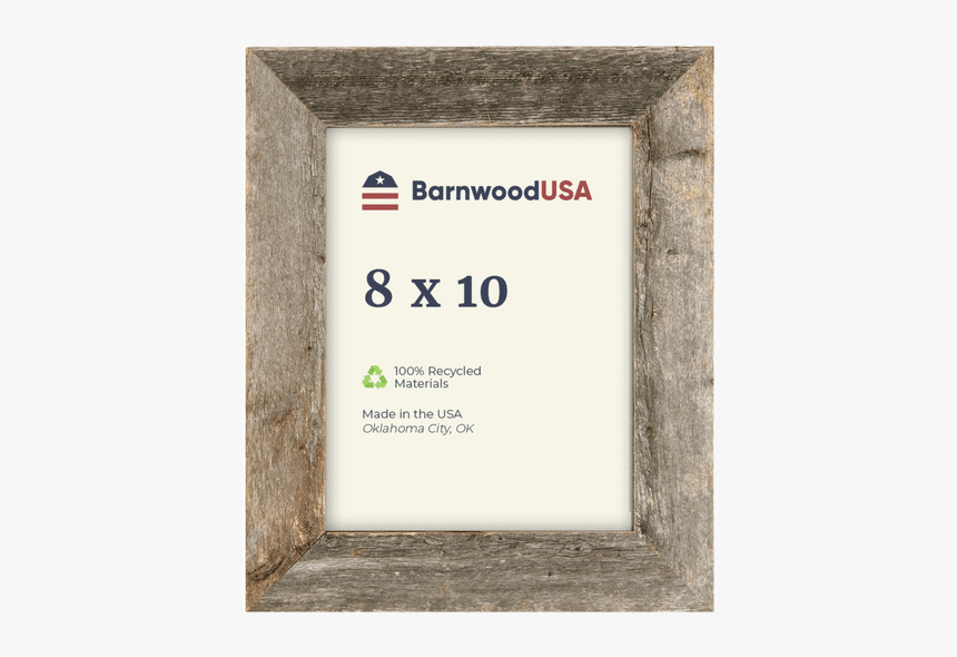 Rustic Farmhouse 1 1/2-inch Picture Frame"
 Class= - 8.5 X 11 Rustic Picture Frame, HD Png Download, Free Download