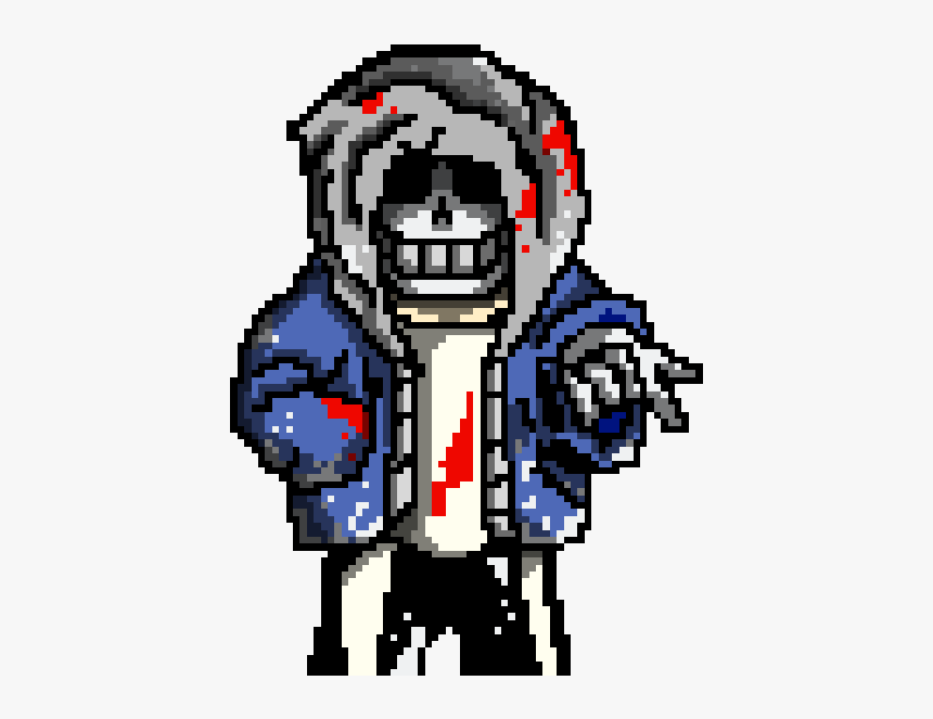 Персонажи - Dusttale Sans Sprite Gif, HD Png Download, Free Download