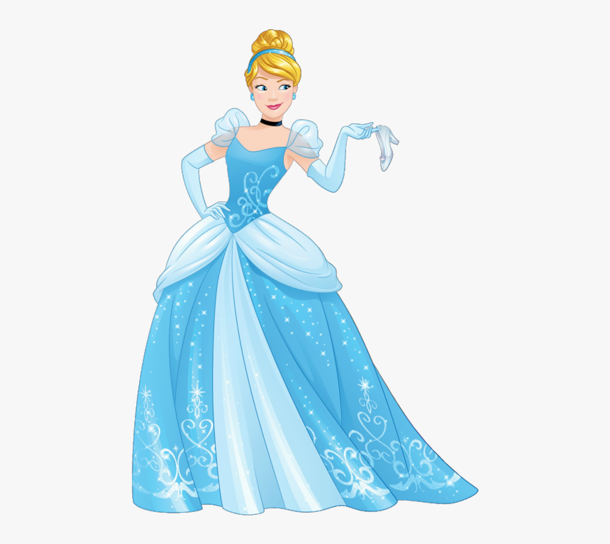 Cinderella And Her Glass Slipper - Princess Cinderella, HD Png Download, Free Download