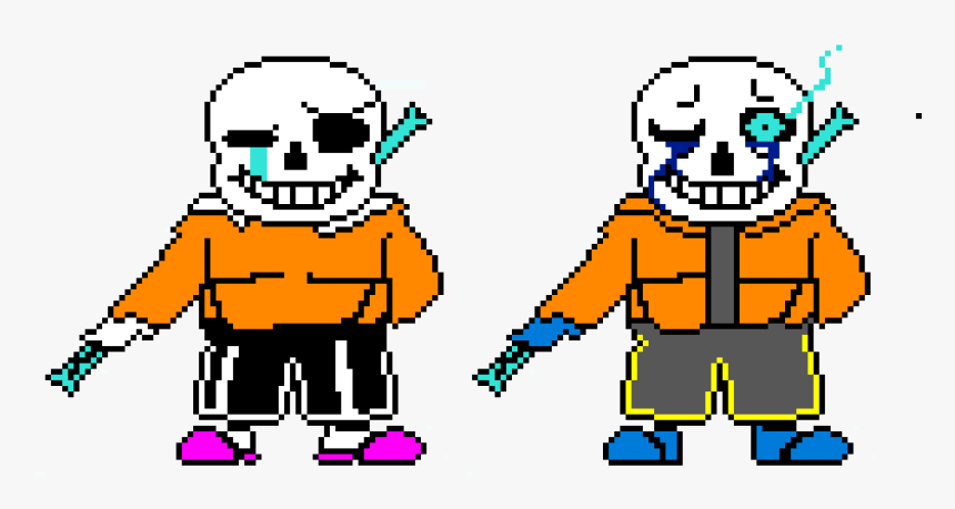 Disbelief Sans Sprite - Undertale Genocide Sans Sprite, HD Png Download, Free Download