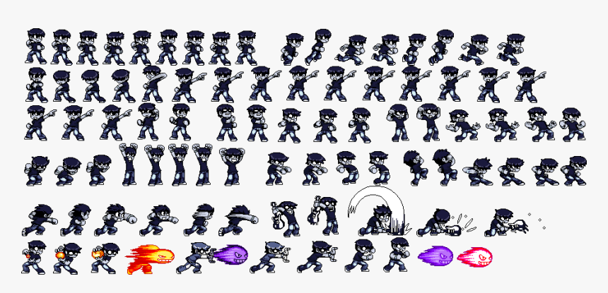 Nega Scott Sprite Sheet, HD Png Download, Free Download