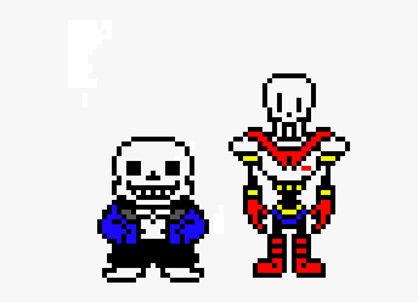 Spahgetti Hot Dog - Undertale Sans And Papyrus Pixel, HD Png Download, Free Download