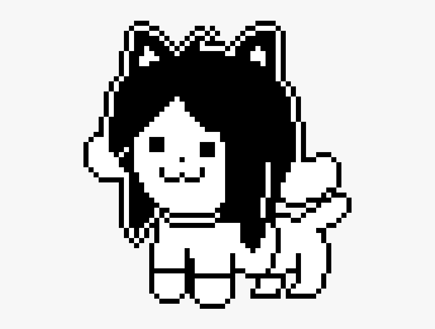 Temmie Sprite Png - Undertale Temmie Png, Transparent Png, Free Download