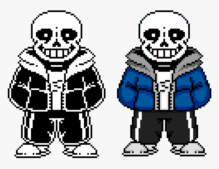 Sans Undertale Sprite Png , Transparent Cartoons - Battle Sans Pixel Art,  Png Download - vhv