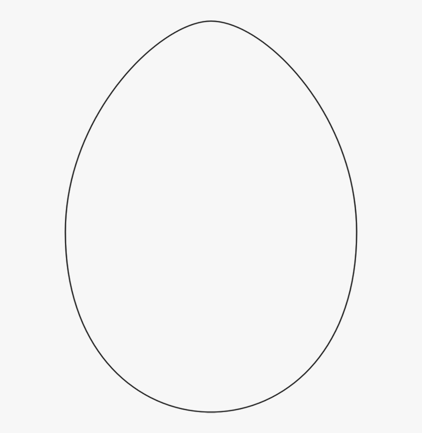 Blank Easter Egg Template - Angry Birds Coloring Pages Egg, HD Png Download, Free Download