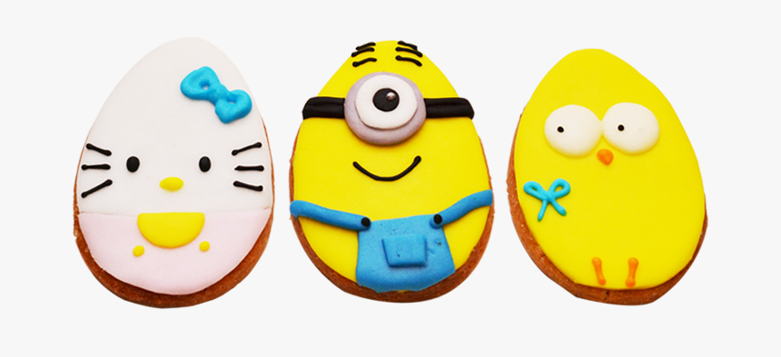 Easter Egg Shaped Cookies - Stuffed Toy, HD Png Download, Free Download