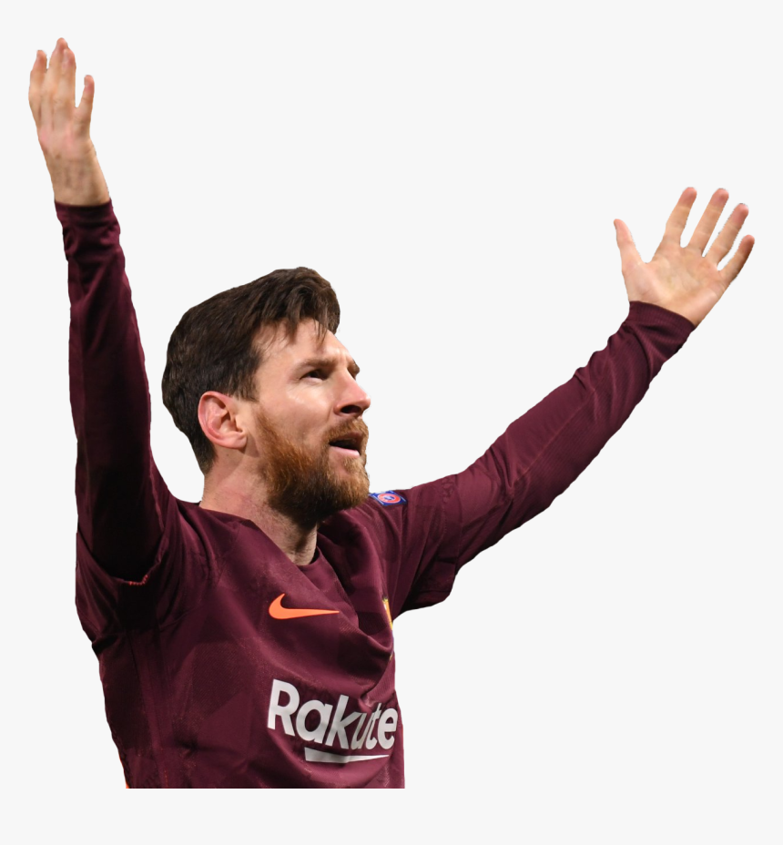 Lionel Messi Png - Cheering, Transparent Png, Free Download