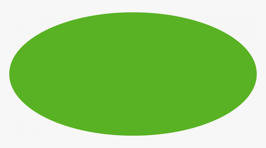 Custom Static Clings Oval Shaped Make Your Own Window - Circle Green Png, Transparent Png, Free Download
