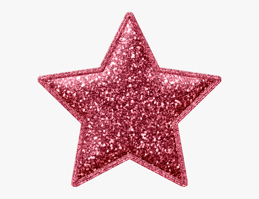 Trabsparent glitter star stickers