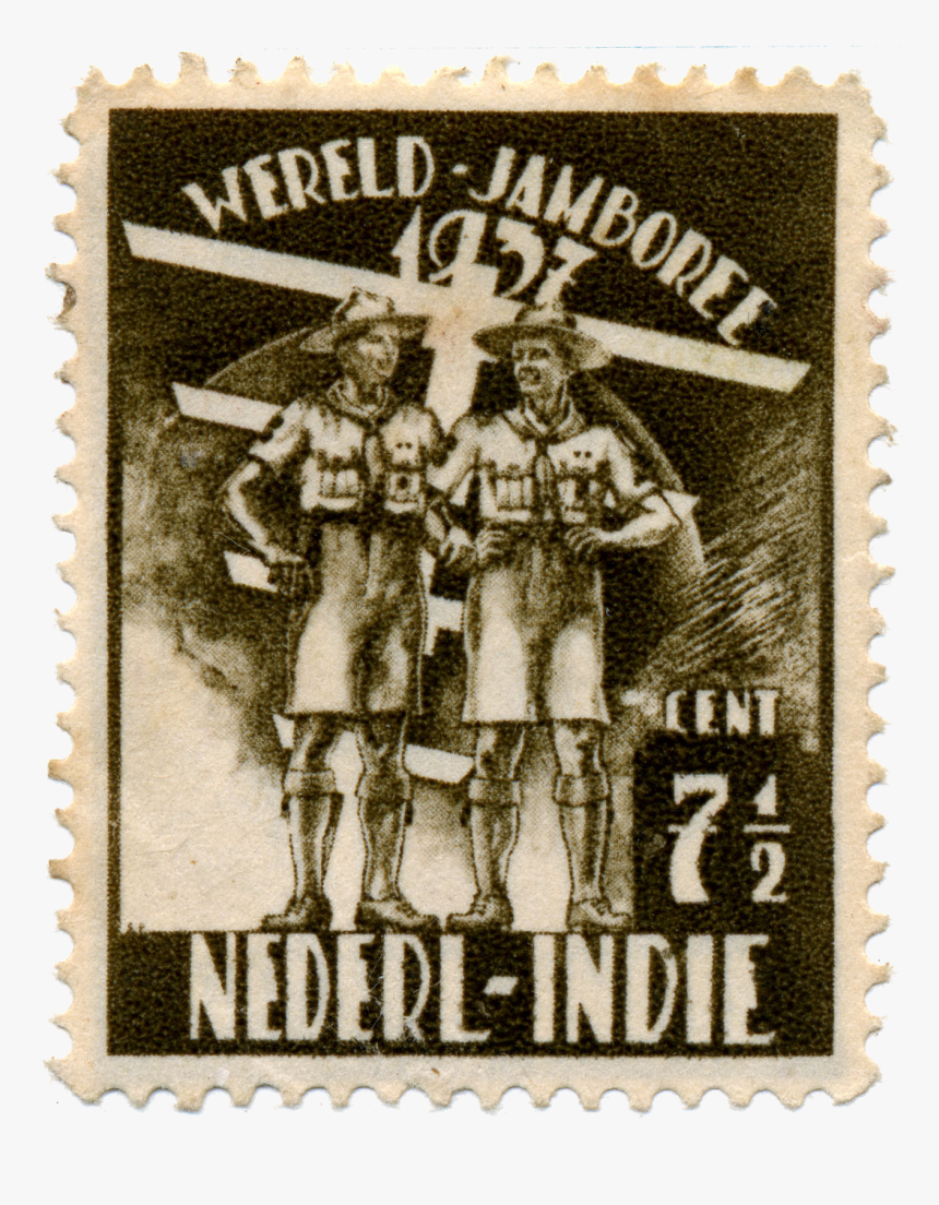 5th World Scout Jamboree Netherlands East Indies Stamp - Wereld Jamboree Stamps 1864, HD Png Download, Free Download